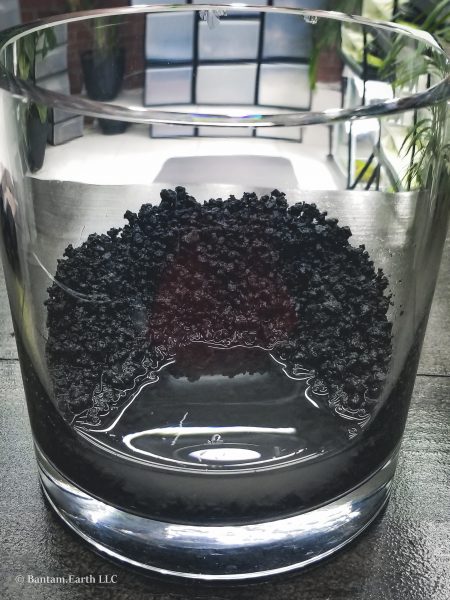 Substrate layer of aquaterrarium