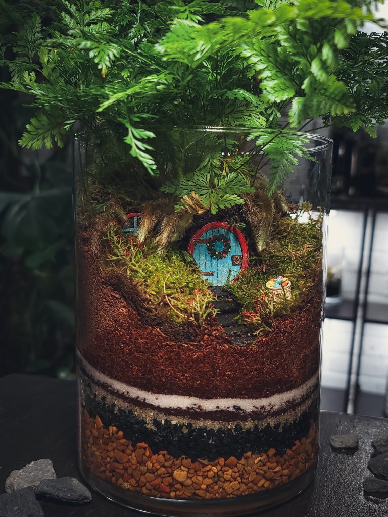 Making An Easter Themed Fairy Terrarium